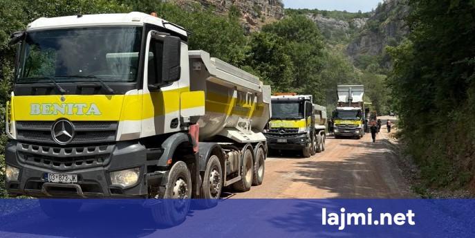 Nisin punimet për asfaltimin e rrugës drejt Ujëvarës së Mirushës