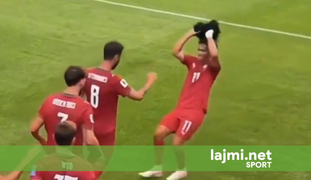 Pamje që nuk u transmetua në TV  Joao Felix i mori perukën një fotografi dhe ia vendosi Brunos