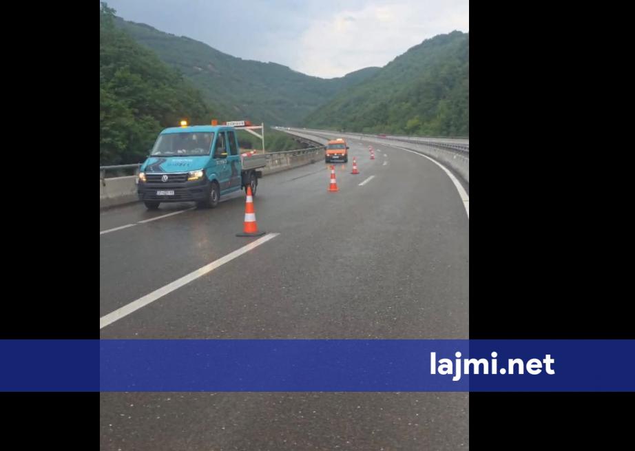 Largohet uji në autostradën  Arbën Xhaferi   MIT  Është rikthyer qarkullimi normal dhe i sigurt në këtë segment