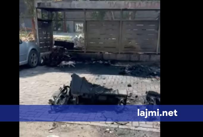 Digjen 9 kontejnerë në Prishtinë  reagon KRM  Pastrimi   Keqbërësit do të ndëshkohen  kjo është e pafalshme