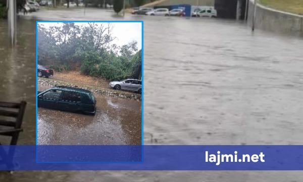 Shkupi përfshihet nga një stuhi e fuqishme  aktivizohet shtabi i emergjencave