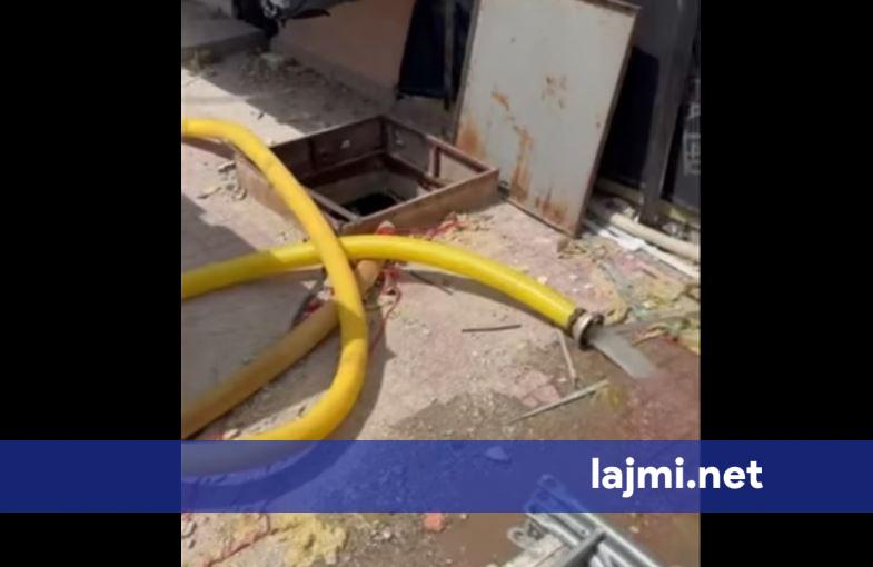 KRU  Prishtina  publikon video  Zbulohet një lidhje ilegale e ujit në Veternik  është përdorur nga kompanitë ndërtimore