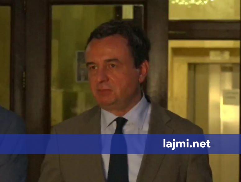 Kurti pas takimit me Abdixhikun  Ende nuk kemi ndonjë të arritur  jam optimist për rrugën përpara   kemi diskutuar për Qeverinë e Presidentin