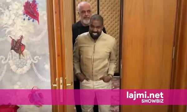   Sonte    Edi Rama ndan pamje nga pritja e Kanye West në zyrat e Kryeministrisë