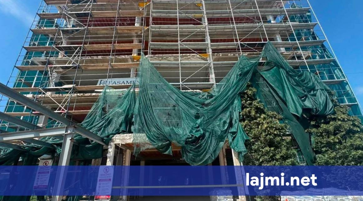 Inspektorati ndal punimet në një objekt në Fushë Kosovë  konstatohet rrezik për punëtorët dhe qytetarët