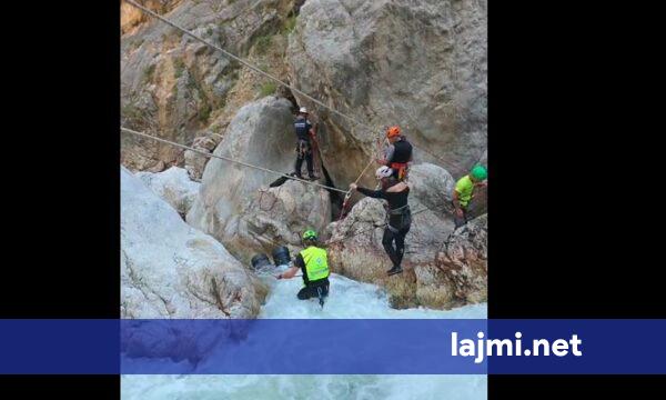 Operacion i kërkim shpëtimit në lumin Mat  angazhohen edhe pjesëtarë nga Kosova