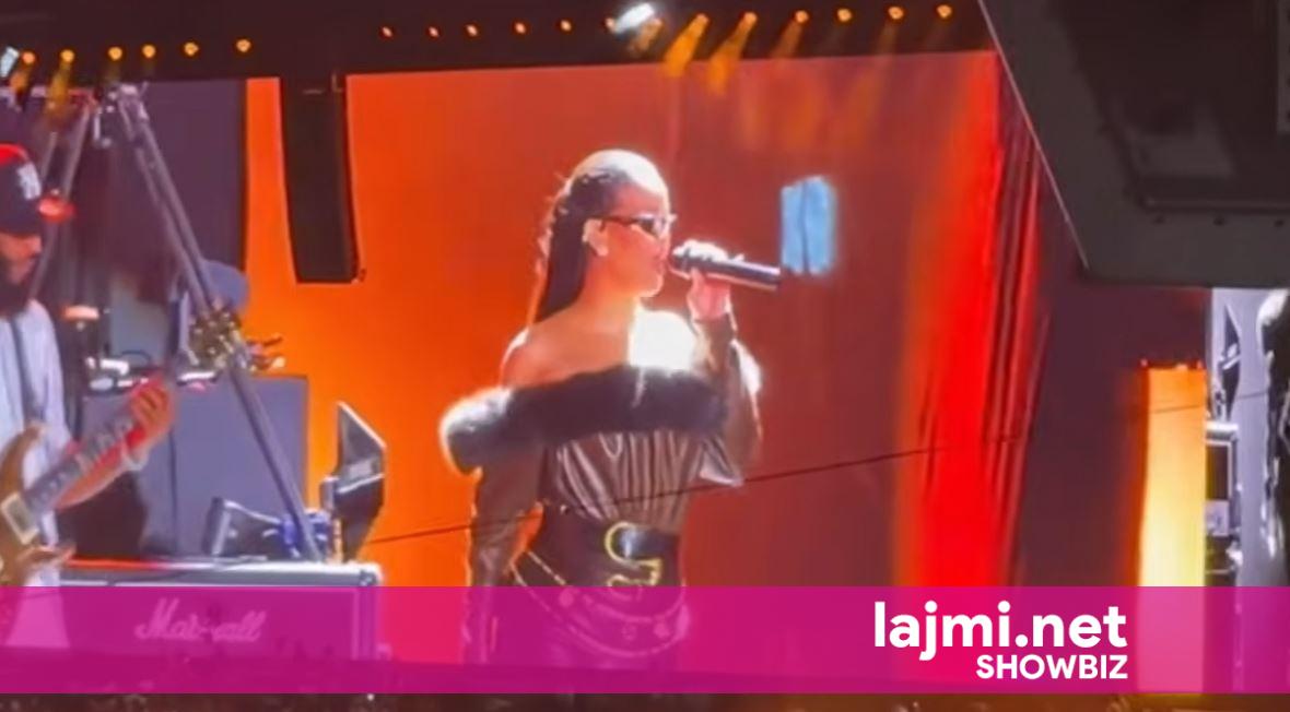 Rihanna surprizon fansat  ngjitet në skenë me Jay Z në koncertin në Yankee Stadium