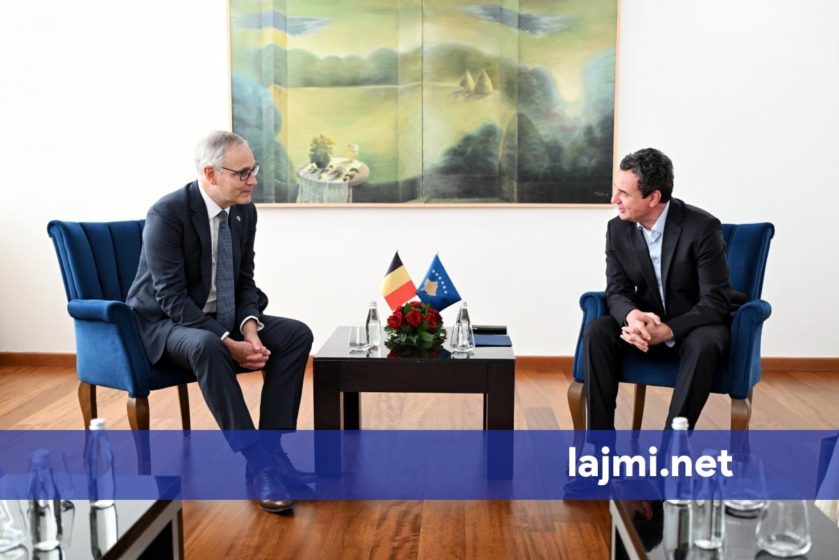 Kurti priti në takim lamtumirës ambasadorin e Belgjikës
