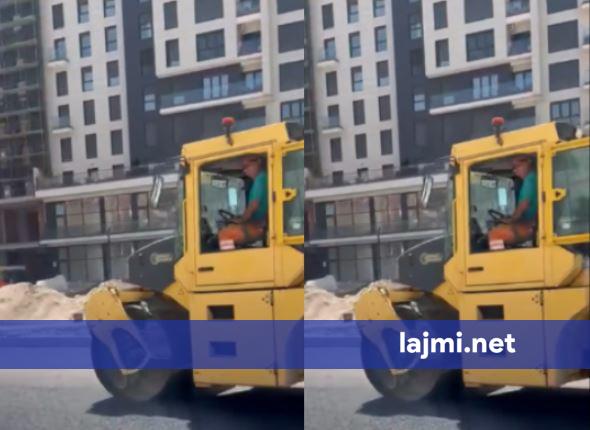 Rama  Nisi asfaltimi te rrethi që lidh rrugën A me rrugën B