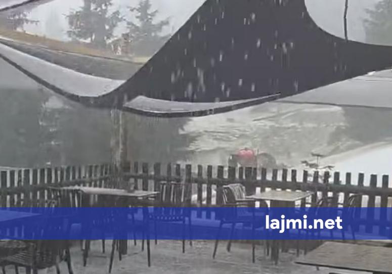 Breshër i madh godet Istogun