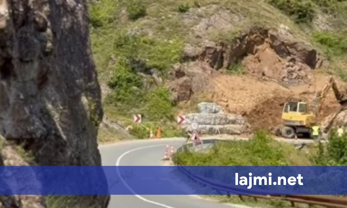 Ministria e Infrastrukturës  Vazhdon sanimi i rrugës Mitrovicë Bajgorë  planifikohet edhe rehabilitimi i plotë i segmentit