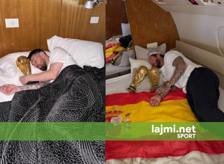 Ramos ngacmon Messin  rikrijon foton duke fjetur me Kupën e Botës