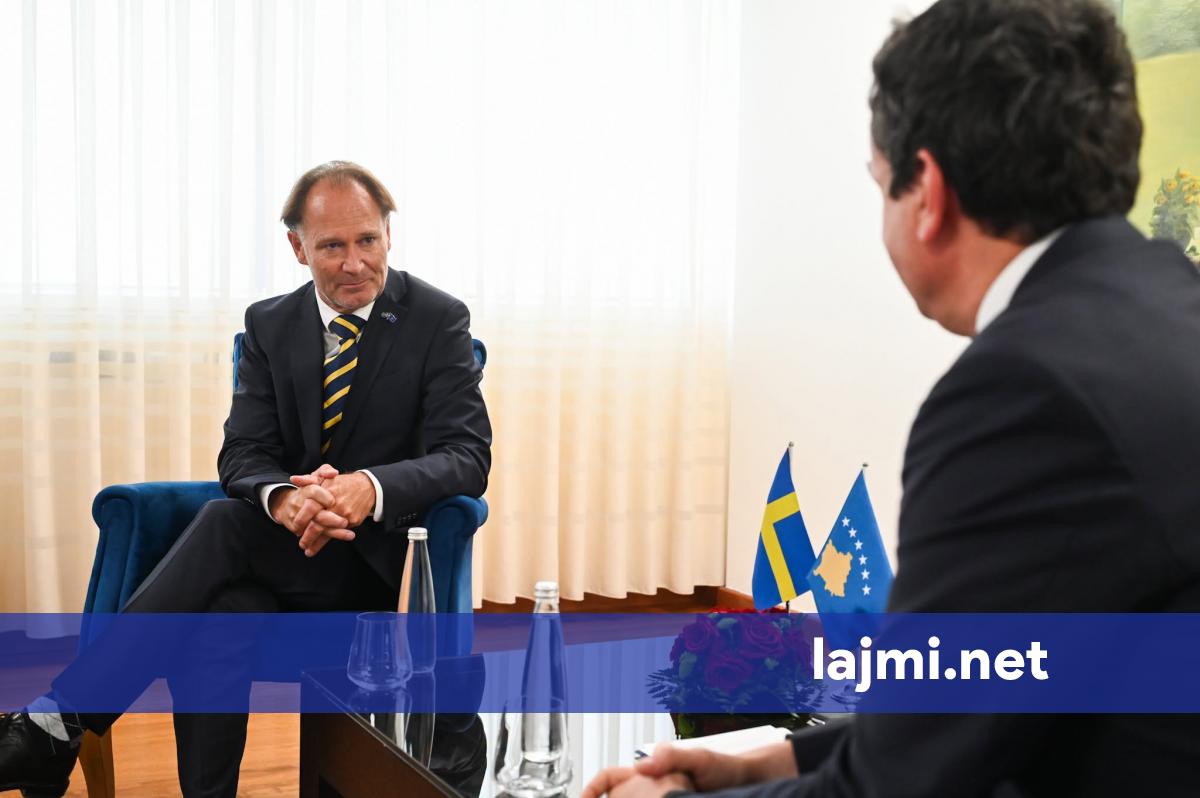 Kurti takon ambasadorin suedez  diskutojnë për thellimin e bashkëpunimit ekonomik
