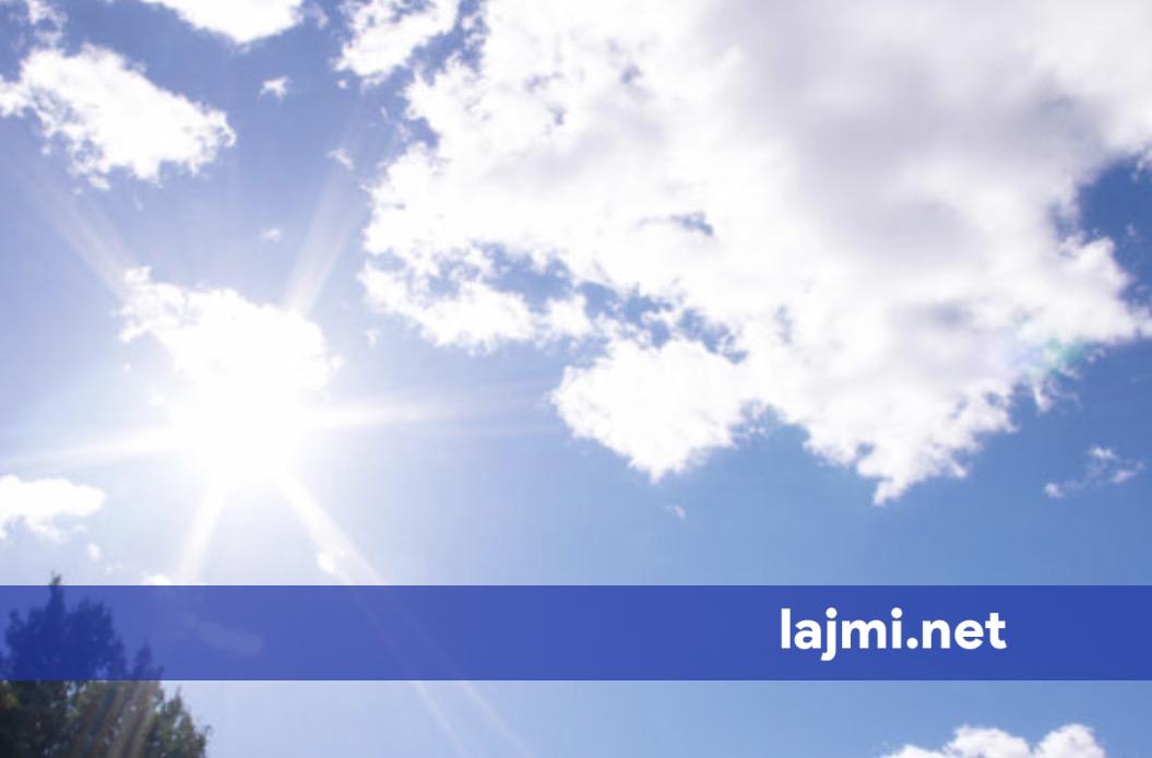 Sot mot me diell dhe vranësira  temperaturat deri në 26°C