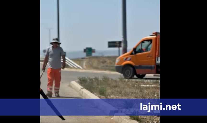 Ministria e Infrastrukturës  Po vazhdojnë punimet për mirëmbajtjen e autoudhës