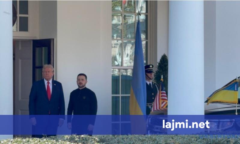 Zelensky arrin në Shtëpinë e Bardhë  pas pak takohet me Trumpin