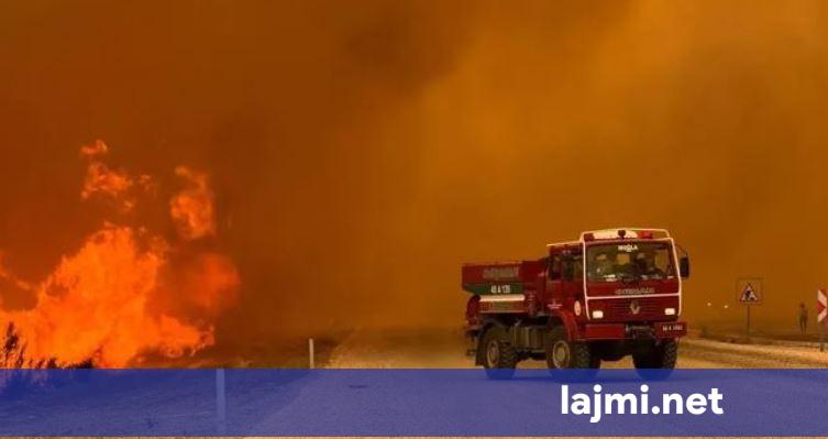 Turqia përfshihet nga zjarret e mëdha  mbyllet një autostradë e evakuuohen dhjetëra banorë