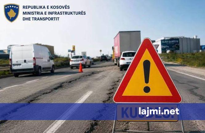 Punime në disa akse rrugore  Ministria e Infrastrukturës apelon për kujdes gjatë qarkullimit
