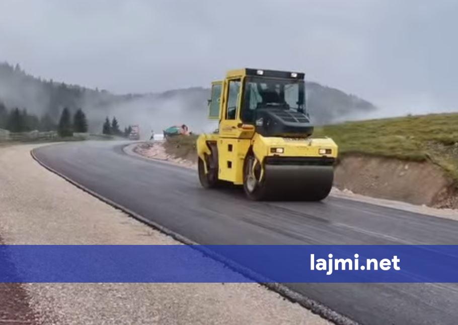 Po vazhdojnë punimet ne projektin rrugor livadhet e Istogut Mokna