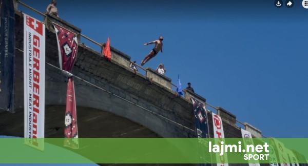 Kërcimet nga  Ura e Fshajt  në Gjakovë  traditë 78 vjeçare përherë me adrenalinë të lartë
