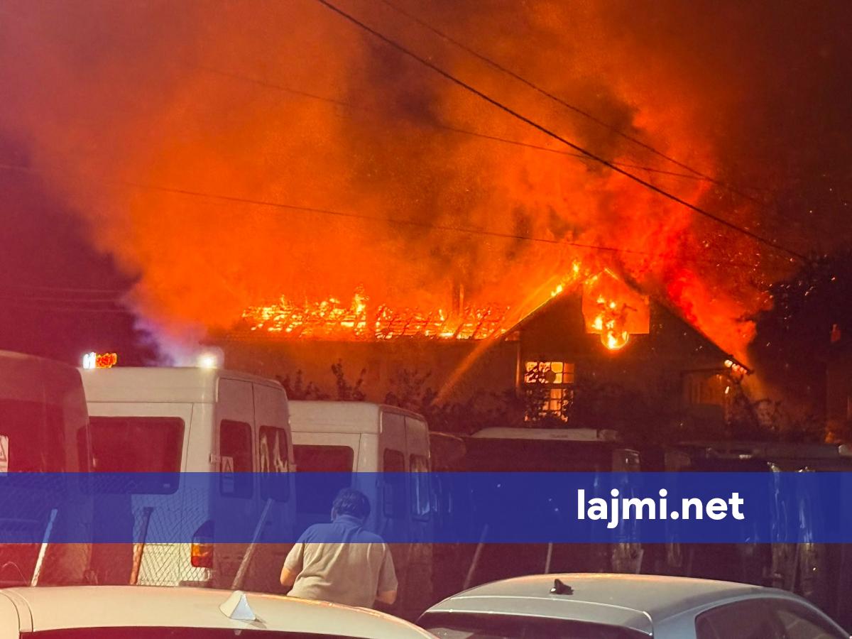 Zjarri në Matiqan  zjarrfikësit  Nuk ka të lënduar  flakët janë lokalizuar