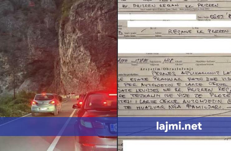 E tejkaloi kolonën në rrugën Prizren Reqan  qytetari dënohet me 200 euro gjobë dhe i sekuestrohet patent shoferi për tre muaj