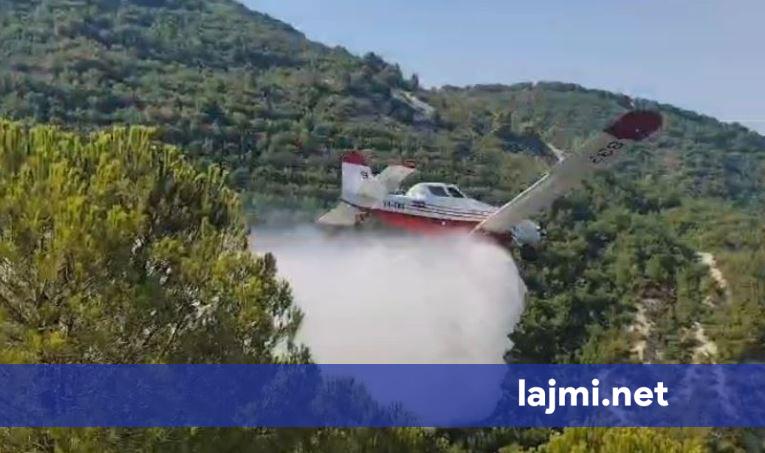 Zjarri në Mallakastër  Flakët rrezikojnë disa shtëpi në fshatin Ngraçan