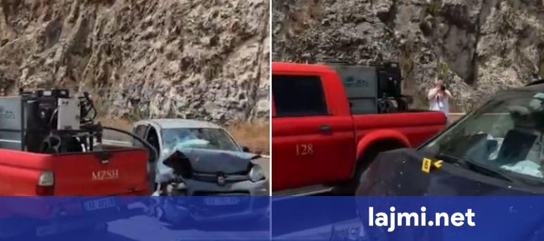 Aksident i trefishtë në rrugën Sarandë Ksamil  dy turistë të huaj përfundojnë në spital