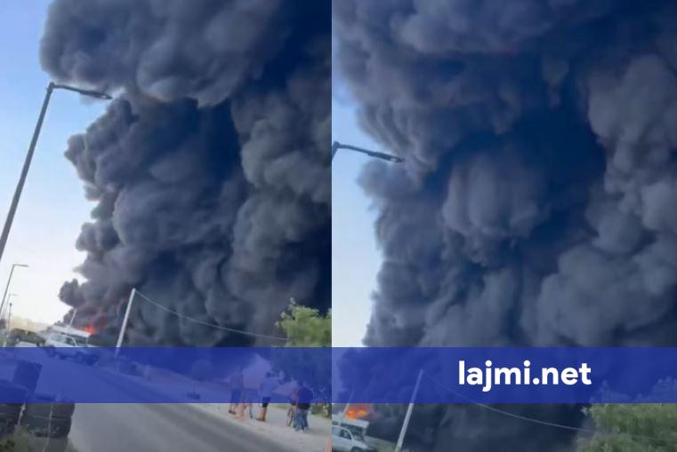 Zjarri pranë pistës së garave  flasin nga Zjarrfikësit  Situata është nën kontroll