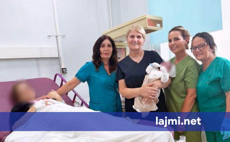 Lindje natyrale e veçantë në Mitrovicë  në jetë vjen foshnja me peshë 5 05 kilogramë