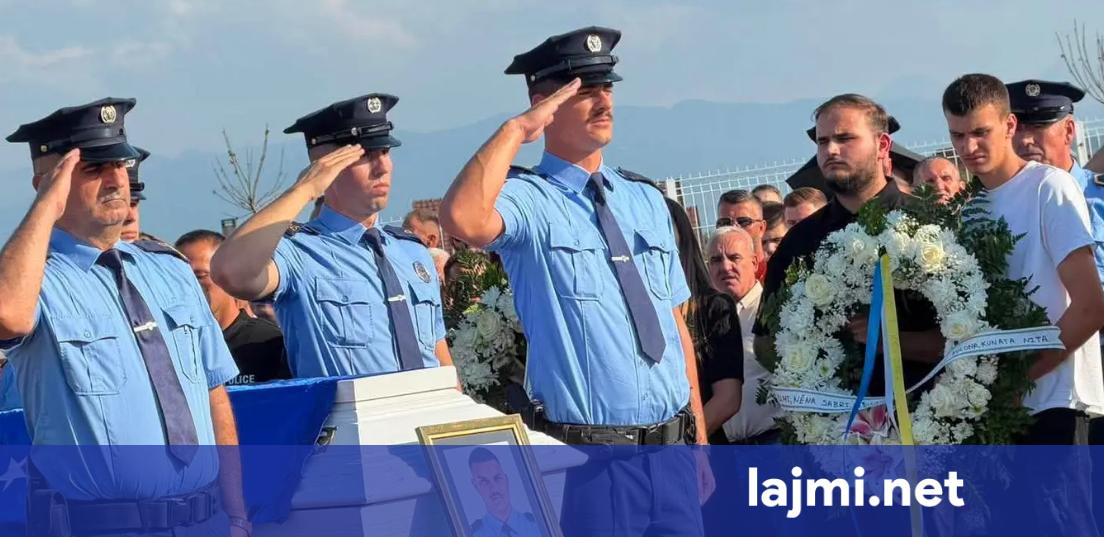Nis ceremonia e varrimit të policit që vdiq në krye të detyrës