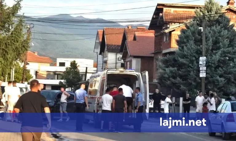 Vetaksident në Suharekë  ambulanca në vendngjarje