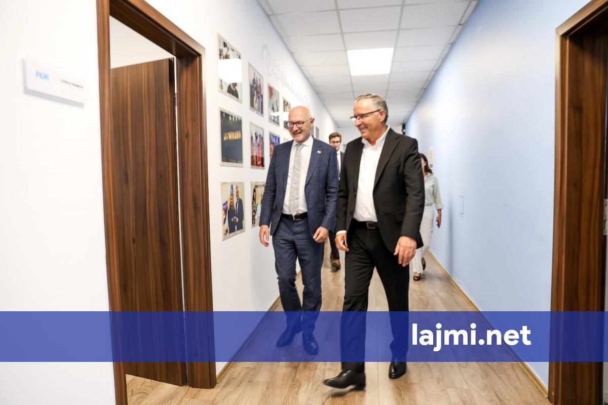 Hamza priti në takim lamtumirës ambasadorin Guerot  Mirënjohës për angazhimin në forcimin e marrëdhënieve mes Kosovës dhe Francës