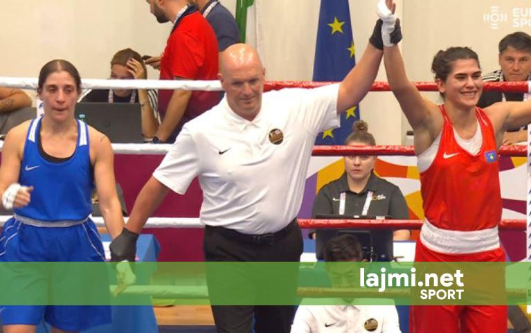 Donjeta Sadiku triumfon bindshëm dhe kalon në finalen e Taranto 2026