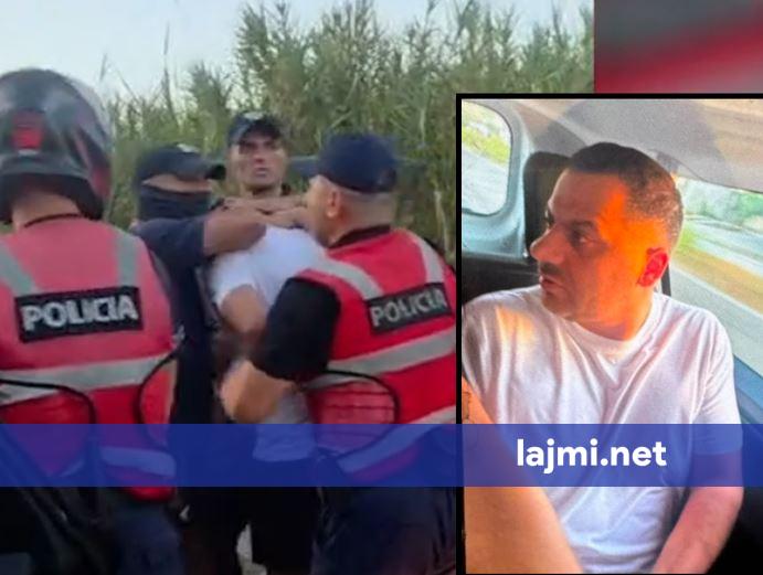 Dalin pamjet e arrestimit të Ergys Agasit në Durrës  Forcat Operacionale rrethojnë makinën dhe i vënë prangat