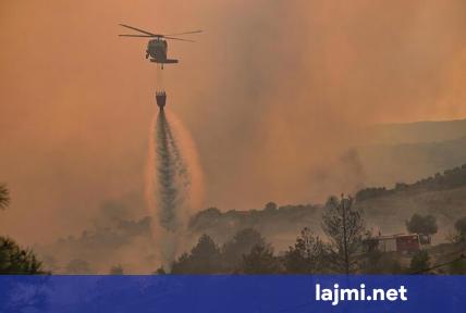 Zjarret në Shqipëri  Ministria e Mbrojtjes  4 vatra mbeten aktive  situata më problematike në Malin e Dajtit