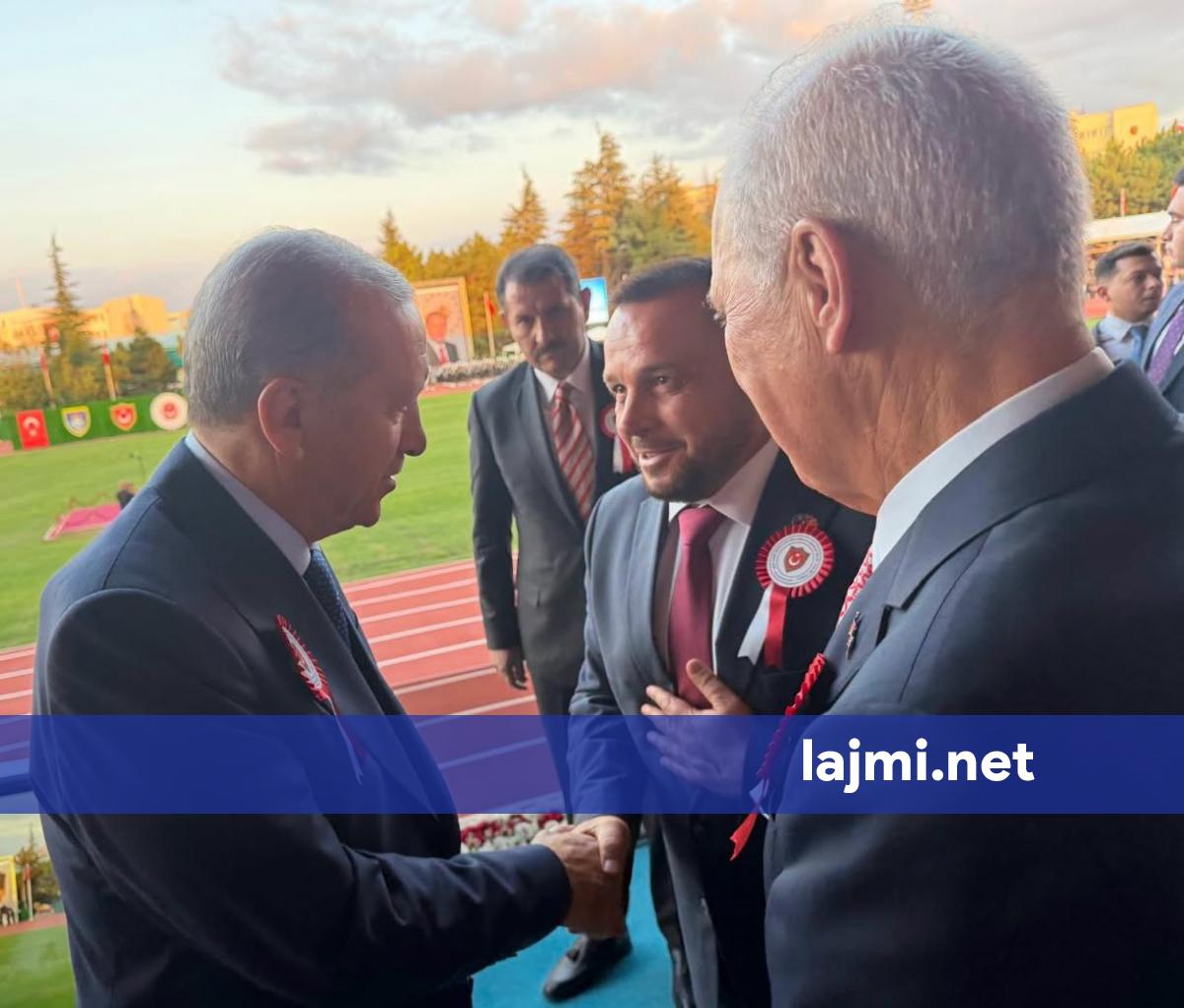 Maqedonci takohet me Erdoganin në Turqi  Marrëdhëniet tona në fushën e mbrojtjes janë të rëndësishme