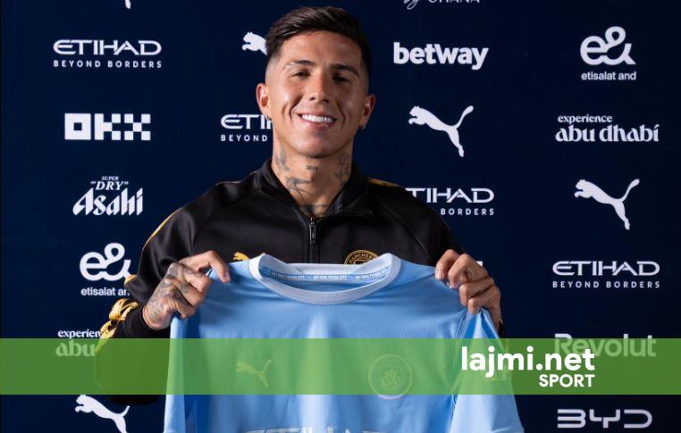 Zyrtare  Merkatoja mbyllet me një transfer bombë  Enzo Fernancez nënshkruan me Manchester Cityn