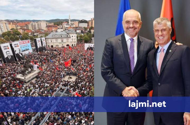  Liria ka emër    Edi Rama publikon pamje nga  Marshi për Liri 
