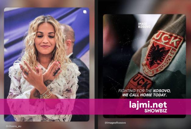 Rita Ora reagon pas vendimit në Hagë  publikon emblemën e UÇK së