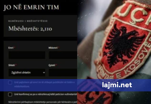 Platforma  Liria ka emër  ka nisur një peticion qytetar pas vendimit të Gjykatës Speciale ndaj ish krerëve të UÇK së