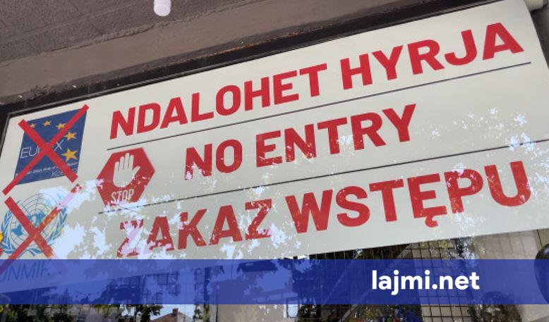 Tregtari mitrovicas frustrohet me Specialen  ua  ndalon  hyrjen në dyqan EULEX it e UNMIK ut