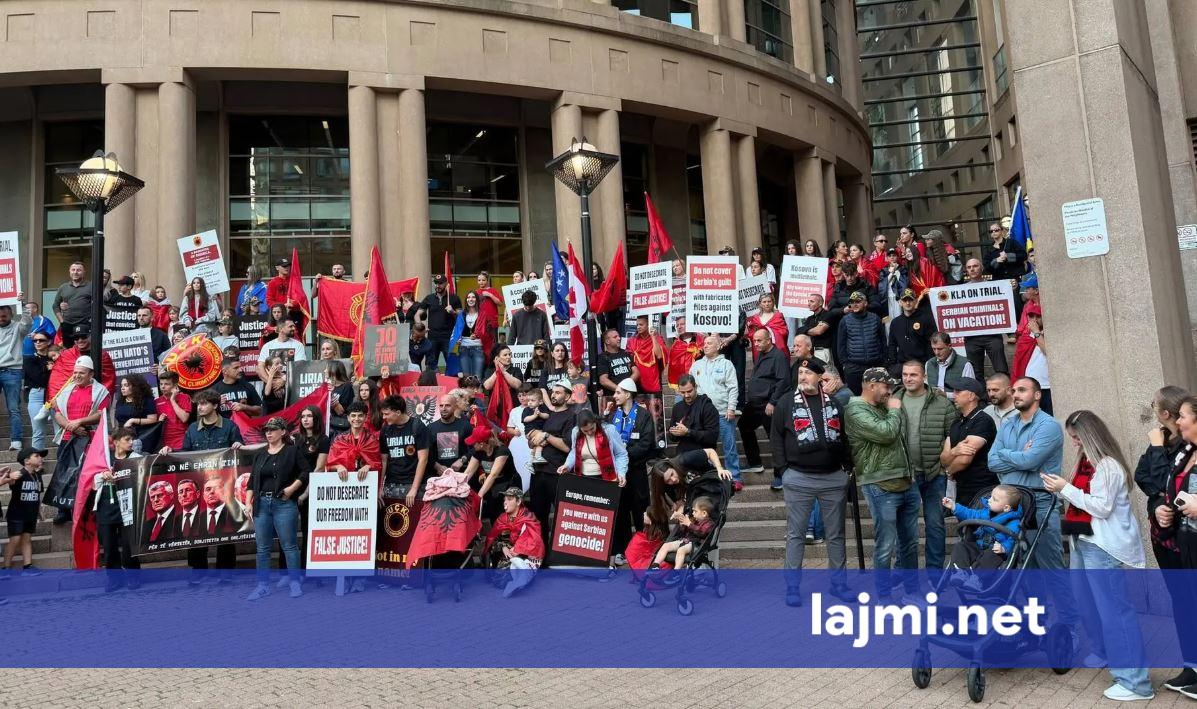  Diaspora shqiptare me UÇK në   protestohet edhe në Kanada