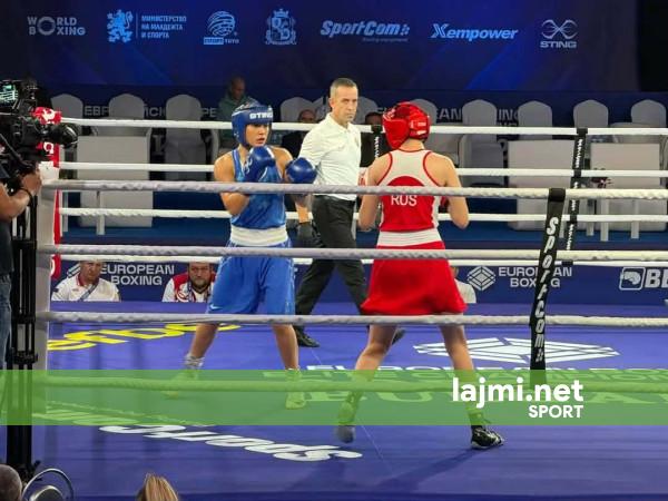Donjeta Sadiku  shkatërron  boksieren ruse