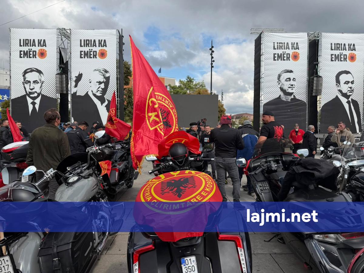 Arrijnë në Prishtinë motoristët veteranë të UÇK së dhe ata të Unionit Shqiptar