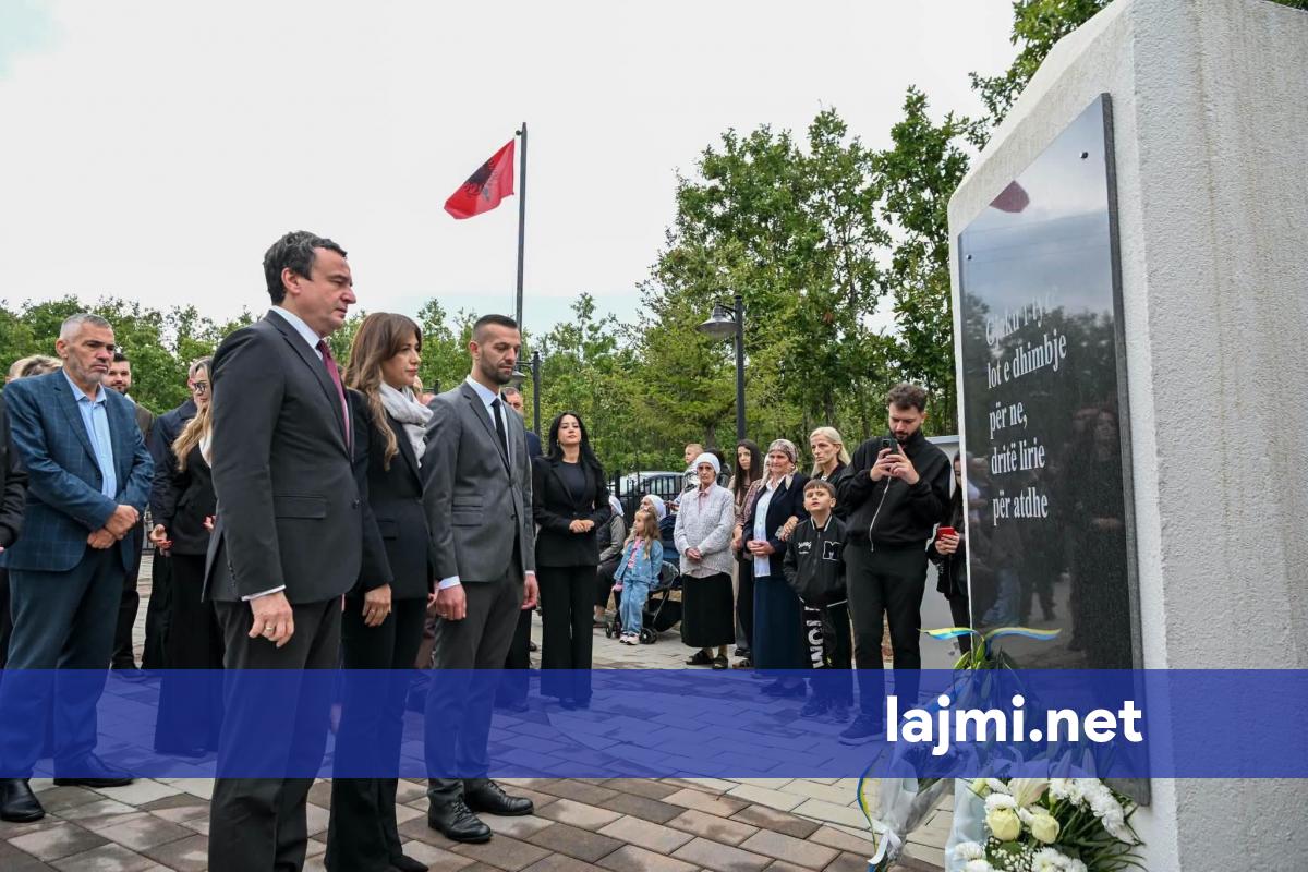 Haxhiu dhe Kurti nderojnë martirët dhe dëshmorët në Abri të Epërme  Kosova nuk do të reshtë së kërkuari drejtësi