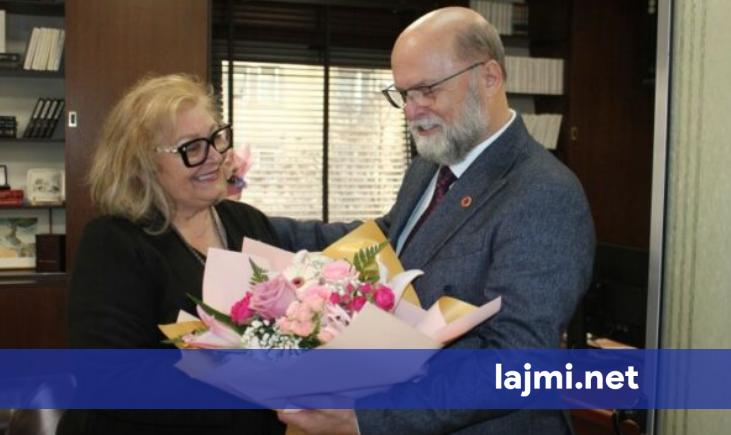 Ambasadori i Shqipërisë uron Shiroka Pulën për zgjedhjen presidente e Kosovës