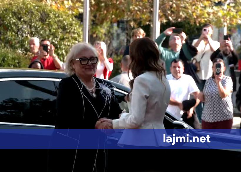 Presidentja Justina Shiroka Pula arrin në ceremoninë e inaugurimit