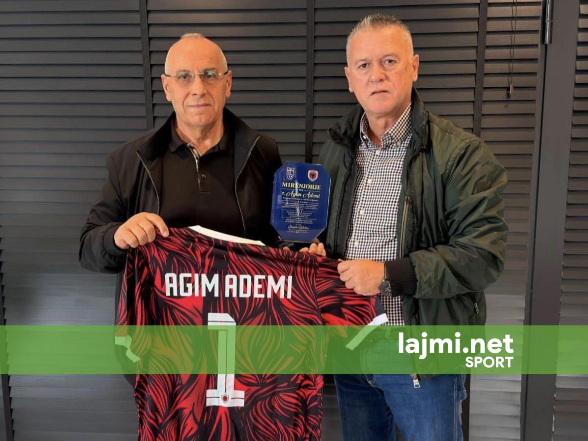 Agim Ademi pret Shqiptar Gubetinin  vlerëson kontributin e mërgatës në futbollin e Kosovës