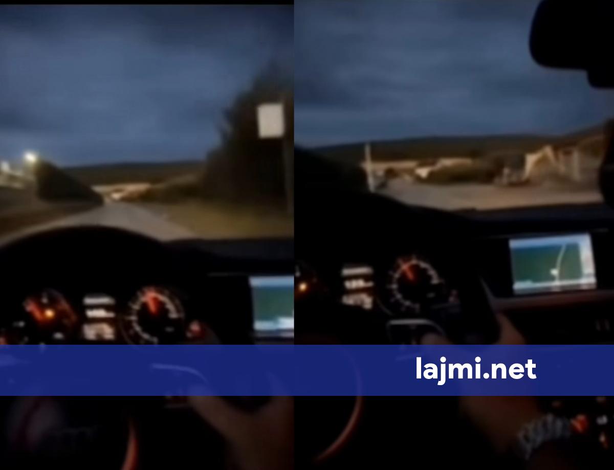 Voziti 158 km h në zonën ku lejohej 50 km h dhe postoi video  identifikohet shoferi dhe dënohet me 300 euro gjobë dhe 3 muaj pa leje